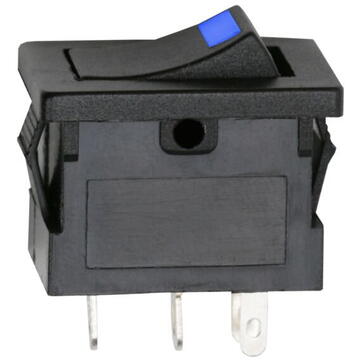 GLOBIZ Interupator basculant1 circuit15A-12VDCOFF-ONcu LED albastru