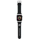 Karl Lagerfeld 3D Rubber Choupette Heads Strap for Apple Watch 38/40/41mm - Black