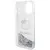 Husa Hello Kitty Liquid Glitter Charms Kitty Head case for iPhone 14 - silver