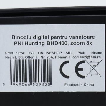 Binoclu digital pentru vanatoare PNI Hunting BHD400, zoom 8x