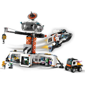 Set Lego City - Baza spatiala si platforma de lansare a rachetei, 1422 piese