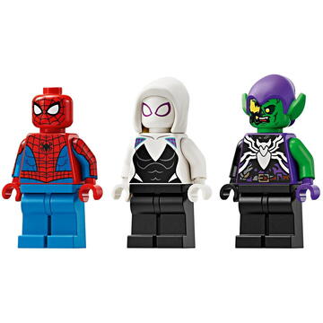 Set Lego Super Heroes - Masina de curse a Omului Paianjen vs Venom Green Goblin, 227 piese