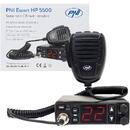 PNI Statie radio CB PNI Escort HP 5500, multistandard, 4W, AM-FM, 12V/24V, ASQ, RF Gain, mufa de bricheta inclusa