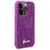 Husa Guess Disco Metal Script case for iPhone 14 Pro - fuchsia
