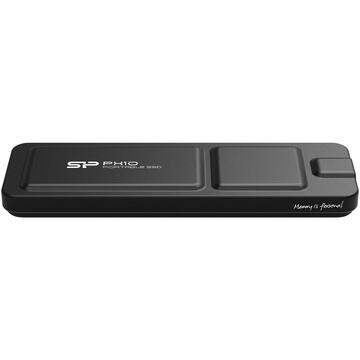 SSD Extern Silicon Power PX10 512GB USB 3.2 Type-C Black