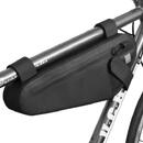 SAHOO Bicycle Bag Road Bicycle Middle Frame Bag, Waterproof, 2L, Black