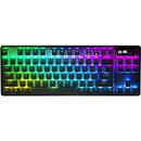 Tastatura mecanica de gaming S64865, RGB LED, Layout US, USB-C/USB Wireless/Bluetooth, Negru