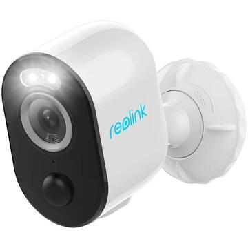 Camera de supraveghere Reolink Argus Series B330 Smart 5MP Wire-Free Camera with Motion Spotlight, White