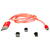 LTC CABLU 1M 3IN1 TIP C/IPHONE/MICRO USB ILUMINAT LED ROSU