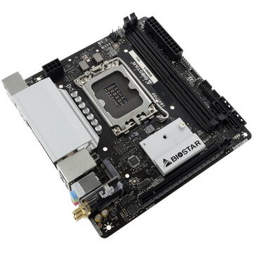 Placa de baza BIOSTAR B760NH-E motherboard Mini ITX Intel Core Negru/Argintiu