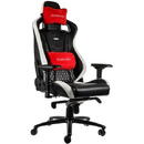 noblechairs EPIC Real Leather Gaming Chair - black/white/red
