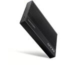 AXAGON AXAGON EE25-GTR USB-C 3.2 Gen 2 - SATA 6G, 2.5" externes Festplattengehäuse, geriffelt - schwarz