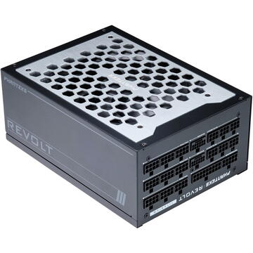 Sursa Phanteks Revolt 1200W Platinum, ATX 3.0, PCIe 5.0, fully modular - 1200 Watt, black