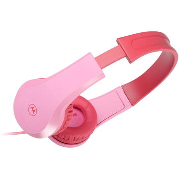 Motorola Moto JR200 Kids Wired Headphones, Pink