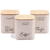 Cutii alimentare Maestro SET OF METAL CONTAINERS 3 PCS MR-1775-3S-IVORY