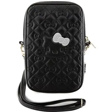 Hello Kitty Quilted Bows Strap bag - black