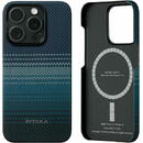 Husa de protectie Pitaka MagEZ Case 5, 1500D, pentru iPhone 15 Pro, compatibila MagSafe Moonrise