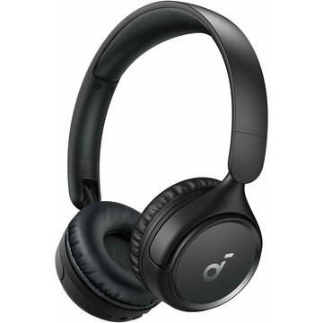 Casti Wireless On-Ear Anker Soundcore H30i Design Pliabil Pure Bass Bluetooth 5.3 Negru