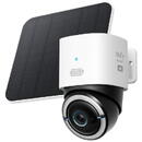 Camera supraveghere video eufy 4G LTE Cam S330, cu Panou Solar, 4K UHD Pan/Tilt, WiFi, AI, Alb