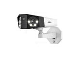 Reolink Camera supraveghere IP exterior Reolink Duo 2 PoE, 8MP, unghi vizual 180 grade, slot card, lumina alba/IR 30 m, detectie oameni/vehicule, microfon, difuzor