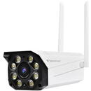 Vstarcam Camera supraveghere wireless IP WiFi VStarcam CS550, 3 MP, 3.6 mm, lumina alba/IR 30 m, microfon, difuzor, slot card, stroboscop