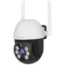 Vstarcam Camera de supraveghere wireless IP WiFi Speed Dome Full Color PT Vstarcam CS661, 3 MP, lumina alba/IR 25 m, slot card, microfon, detectie miscare
