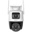 IMOU Camera supraveghere IP Wi-Fi cu lentila duala Full-Color IMOU Cruiser Dual IPC-S7XP-8M0WED-0360B-IMOU, 5 MP, 2x 3.6 mm, IR/lumina alba 30 m, microfon si difuzor, slot card