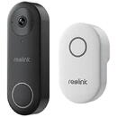 Reolink Sonerie video wireless Reolink Video Doorbell WiFi, 2K, slot card, night vision, vizualizare de pe telefon, detectie miscare