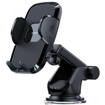 Joyroom Car Mount Clamp Holder (Dashboard and Windshield Version) with Extendable Arm, 360 rotation, 4.7-6.9 inch, Black (JR-ZS259)