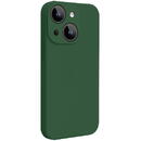 Lemontti Husa Liquid Silicon MagCharge iPhone 15 Plus Verde (protectie 360°, material fin, captusit cu microfibra)