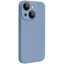 Lemontti Husa Liquid Silicon MagCharge iPhone 15 Albastru (protectie 360°, material fin, captusit cu microfibra)