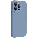 Lemontti Husa Liquid Silicon MagCharge iPhone 15 Pro Gri (protectie 360°, material fin, captusit cu microfibra)