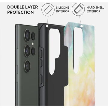 Husa Burga Husa Dual Layer New Flame Rainbow Samsung Galaxy S23 Ultra