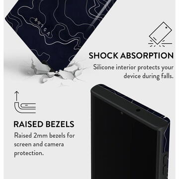 Husa Burga Husa Dual Layer Drifting Shores Line Art Samsung Galaxy S23 Ultra