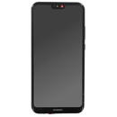Ecran LCD IPS cu Touchscreen si Rama Compatibil cu Huawei P20 lite - OEM (09487) - Black