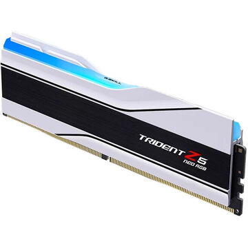 Memorie G.Skill Kit Memorie Trident Z5 Neo RGB AMD EXPO 64GB, DDR5-6000MHz, CL30, Dual Channel, Alb
