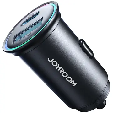 Joyroom JR-CCN04 60W USB-A USB-C mini charger - black