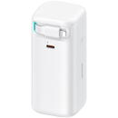 Baterie Externa 18000mAh USB-C PD45W cu Cablu Lightning - Usams (US-CD217) - White