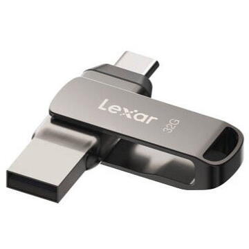Memorie USB Lexar 32GB JumpDrive Dual Drive D400 USB 3.1 Type-C