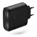 Charger, 2x USB, 4.8 A, black
