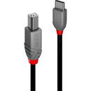 LINDY 2m USB 2.0 Tip A la Tip B Cablu Lindy 2m USB 2.0 Tip A la Tip B, suporta viteze de transfer de pana la 480Mbps, Anthra Line