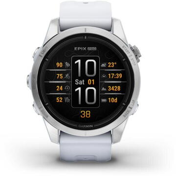 Smartwatch Garmin Epix Pro (Gen 2) (42mm) whitestone/silver