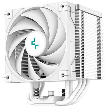 Deepcool Cooler AK500, Intel si AMD, 120mm, 1550rpm, 158mm, Iluminare LED, Alb