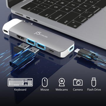 J5CREATE USB-C 6K Premium Hub