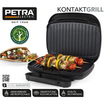 Petra PT4366MBLKVDE Health grill black
