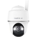 Reolink Camera supraveghere wireless Wi-Fi Speed Dome Reolink Argus PT Ultra, 4K, IR/lumina alba 10 m, microfon, dual band, PIR, slot card
