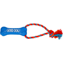 DINGO DINGO Rope with blue bone - dog toy - 13 cm