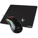 Glorious Model D Gaming Black glossy + Mouse pad - XL