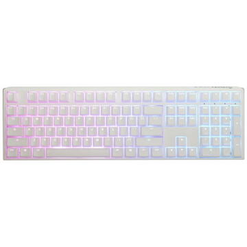 Tastatura Ducky One 3 Classic Pure White Gaming Keyboard, RGB LED - MX-Silent-Red (US)