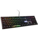 DUCKY Ducky One 3 Classic Black/White Gaming Keyboard, RGB LED - MX-Silent-Red (US)